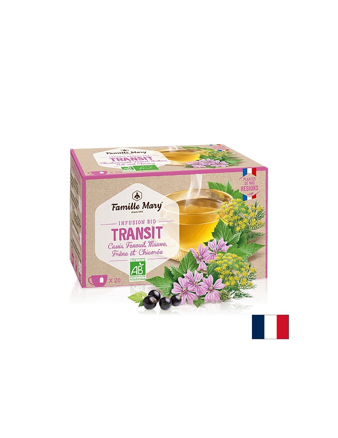 Infúz Bio Transit / Tea pre dobrú črevnú peristaltiku, 20 vreciek na filtra