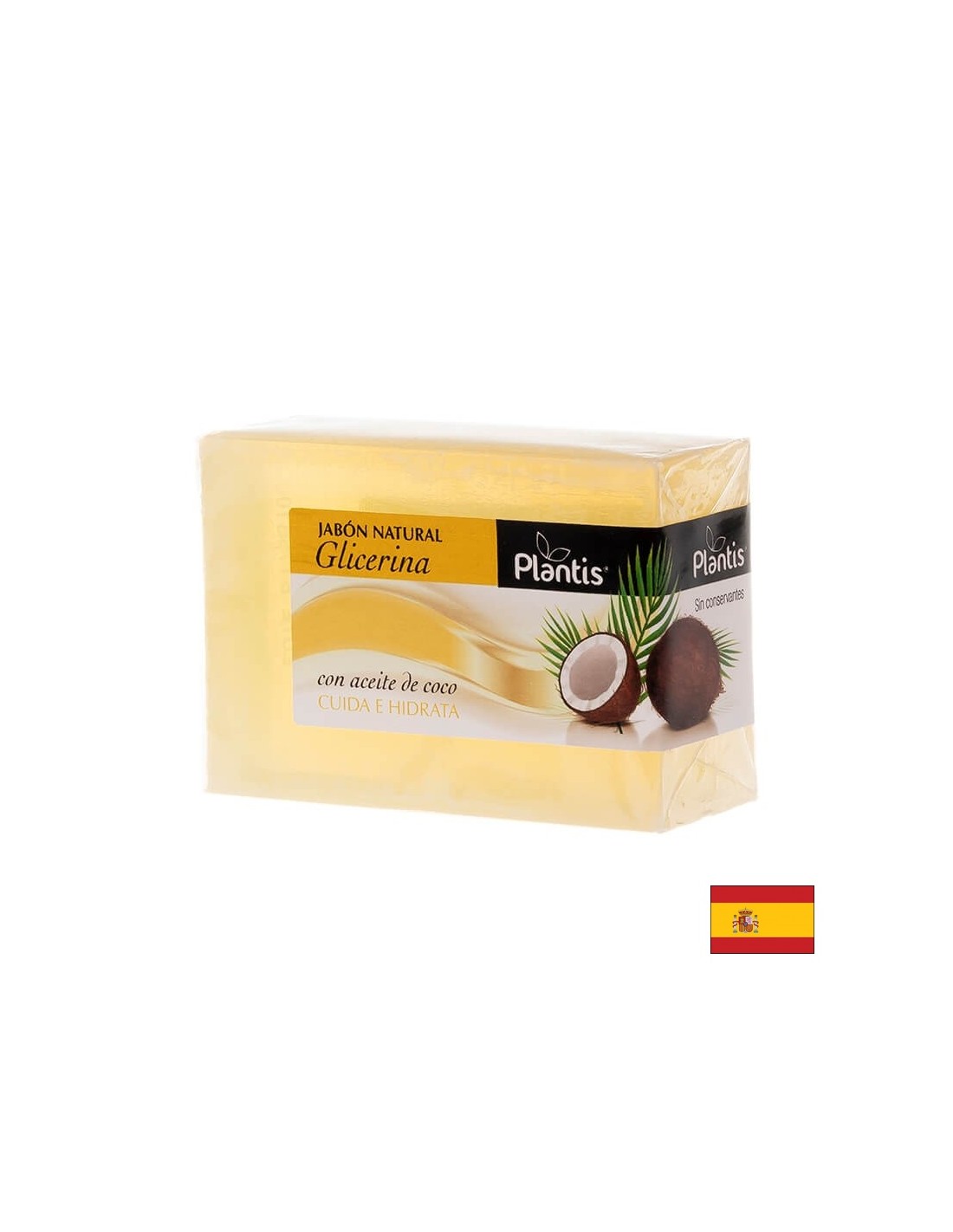 Prírodné mydlo na glycerín s kokosovým olejom - Plantis®, 100 g