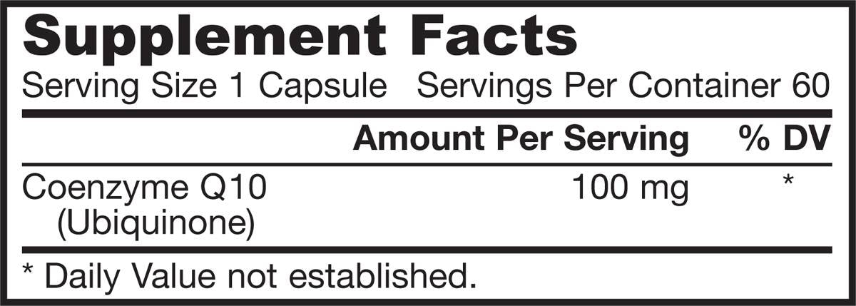 CO -Q10 (ubichinón) 100 mg - 60 kapsúl