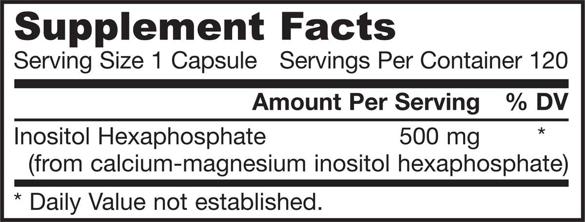 IP6 (inositol hexafosfát) 500 mg - 120 kapsúl