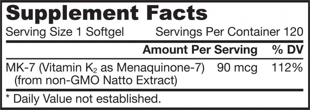 MK -7 90 mcg - 120 gélových kapsúl