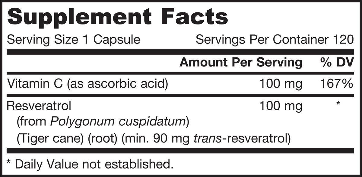 Resveratrol 100 mg - 120 kapsúl
