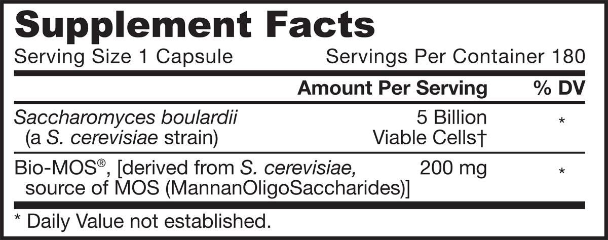 Saccharomyces Boulardii + MOS - 180 kapsúl