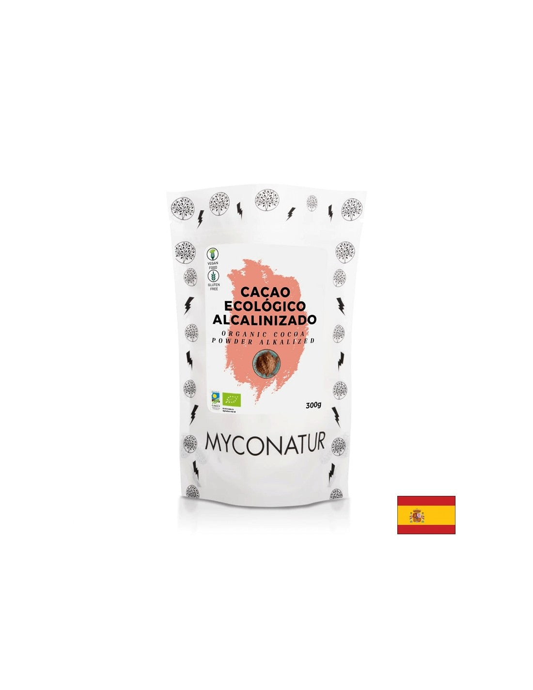 Kakao (alkalizované), bio, 300 g prášok