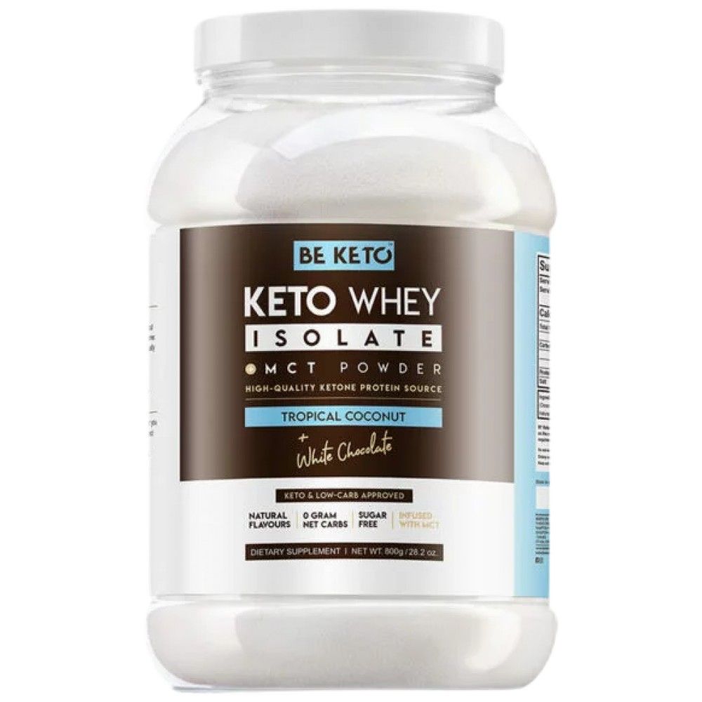 Keto srvátkový izolát + MCT - 800 gramov