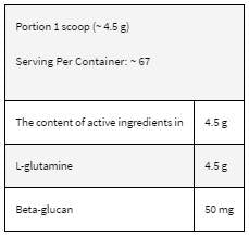 Levroshield / glutamín + beta -glucan - 300 gramov