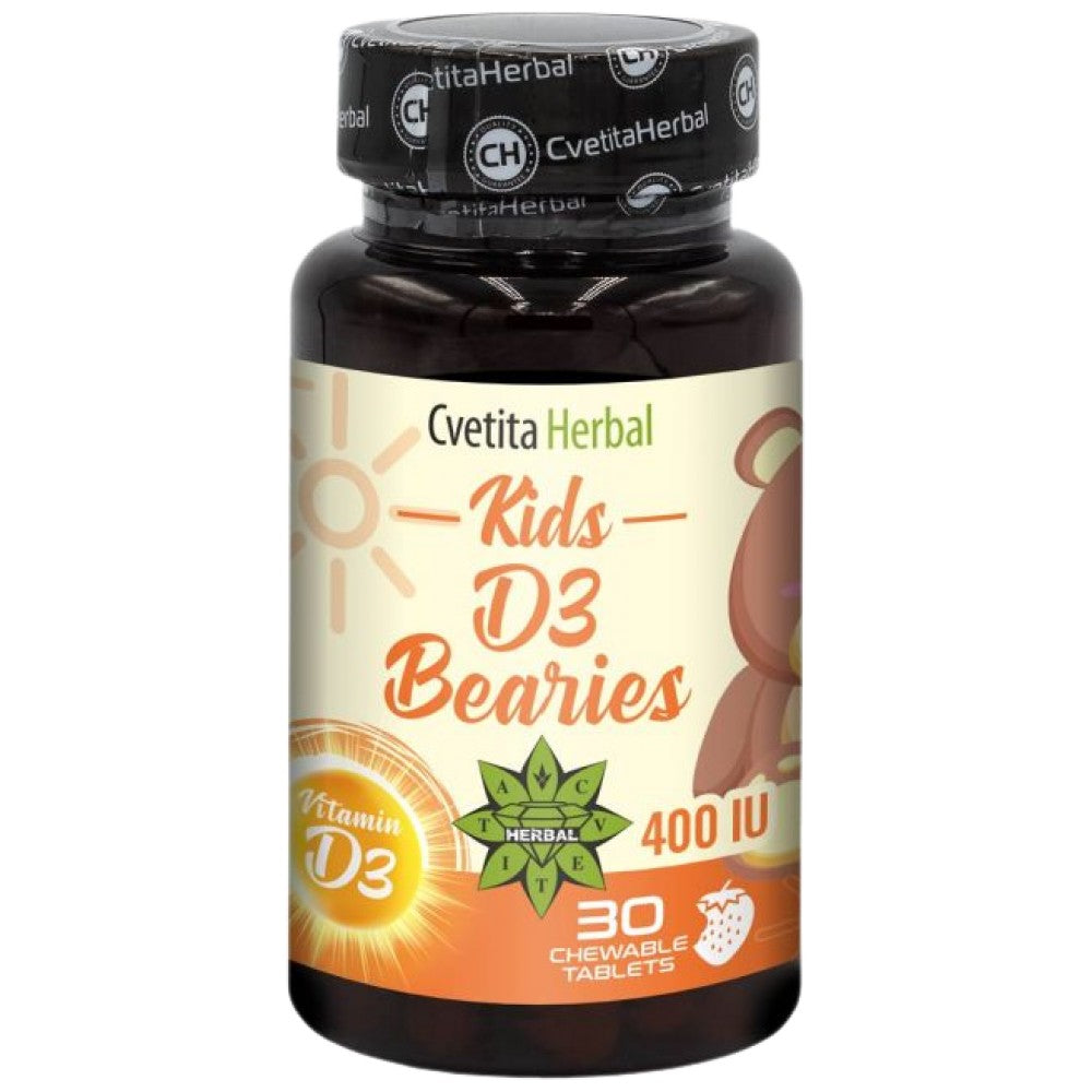 Deti D3 Bearies 400 IU 30 tabliet