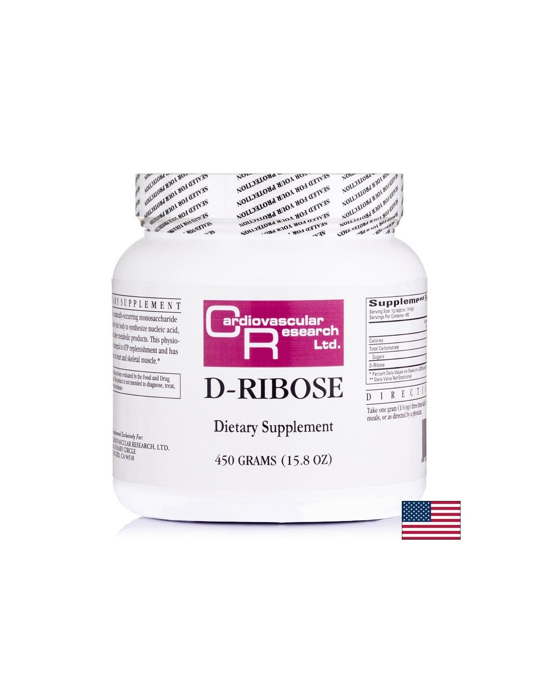 Bunkové zdravie - D -ribóza, 450 g prášku