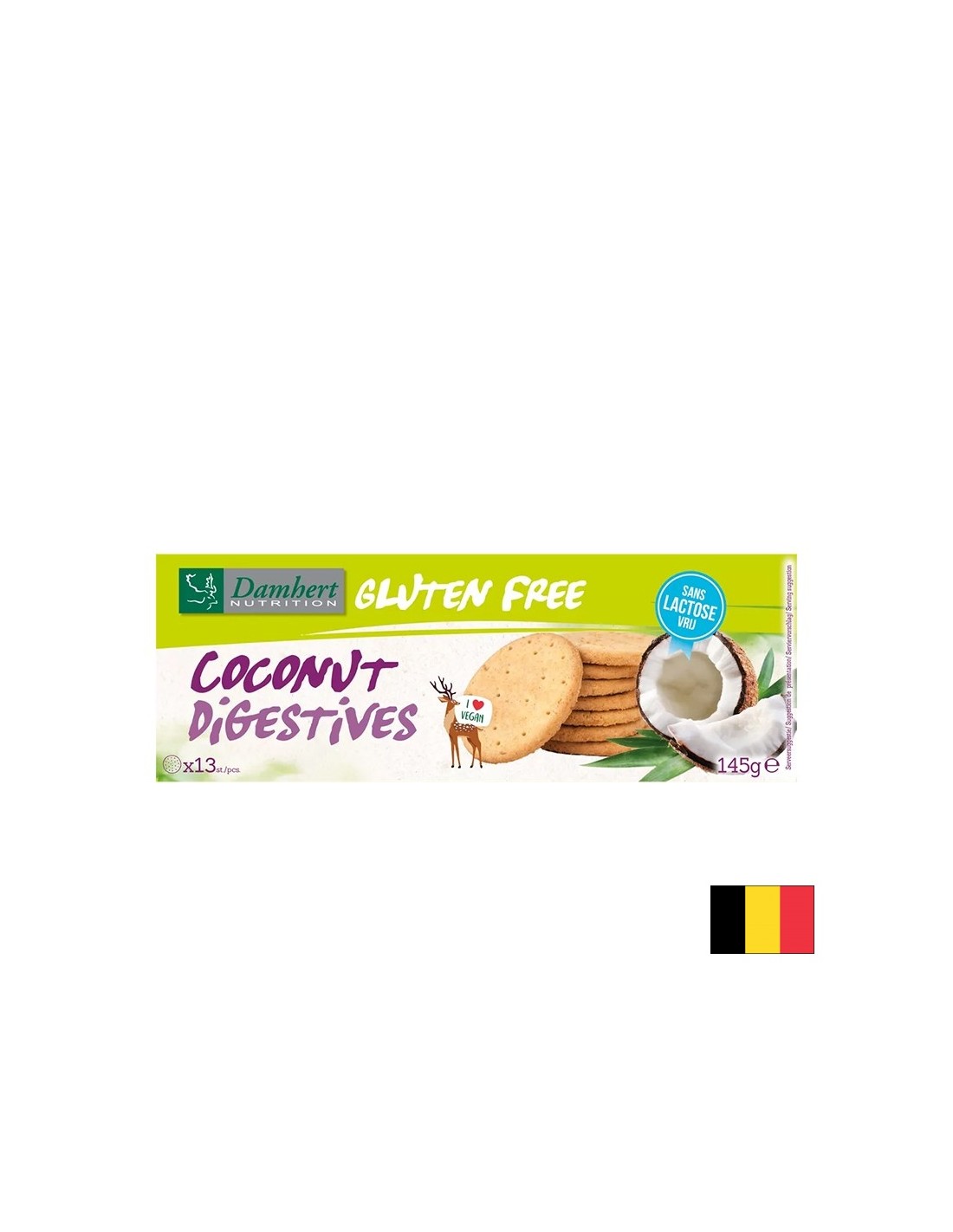 Kokosové sušienky (bez lepku a laktózy), 145 g