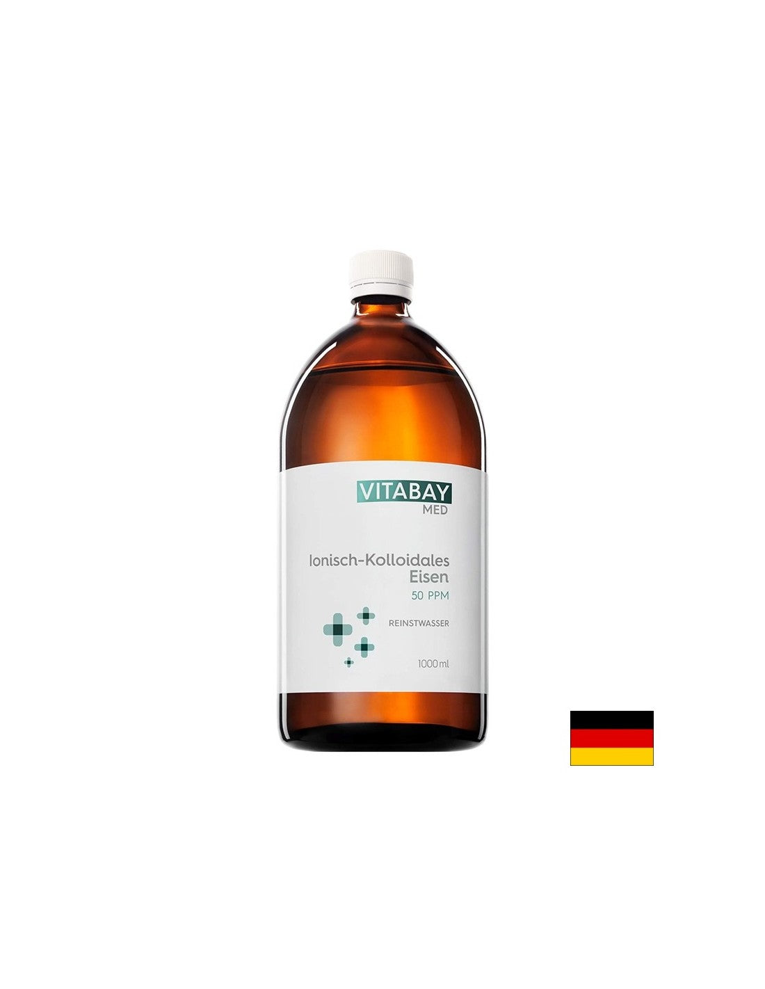 Koloidné železo 50 ppm - čistota 99,99%, 1000 ml