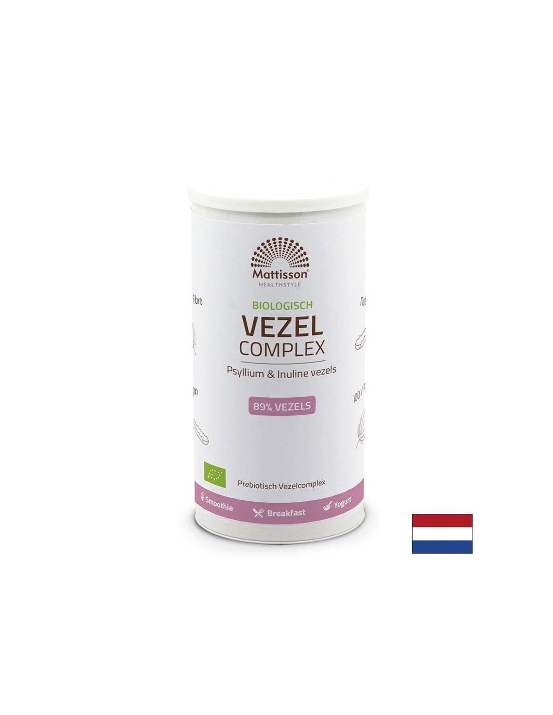 Komplex organických vlákien (šupka + inulín), 275 g prášku