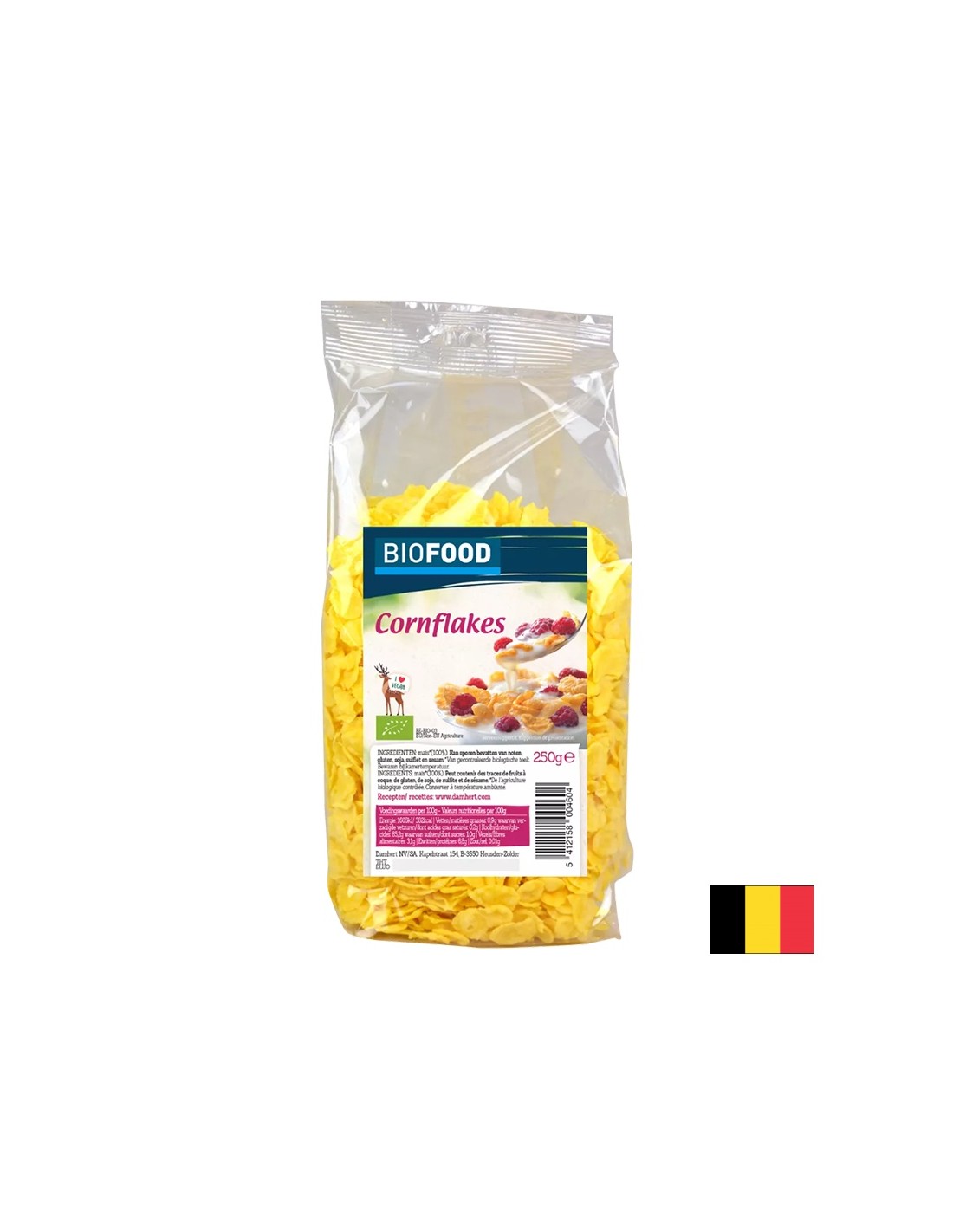 Organické kukuričné vločky, 250 g