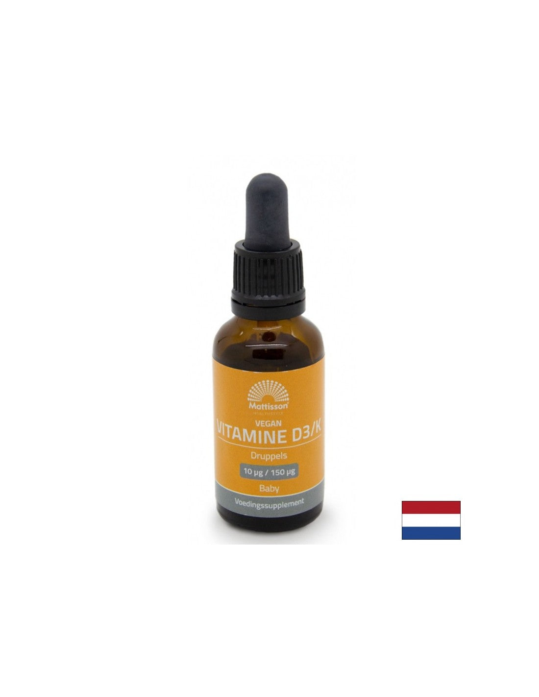 Kosti a zuby - vitamín D3 K2 (pre deti) Vegan, 10 mcg/150 mcg x 25 ml kvapiek