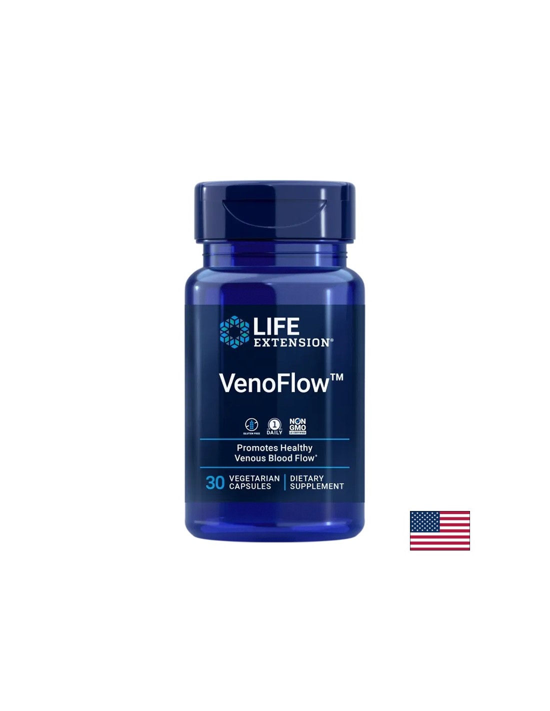 Krvné cievy - Venoflow ™ pycnogenol + nattokináza, 30 kapsúl