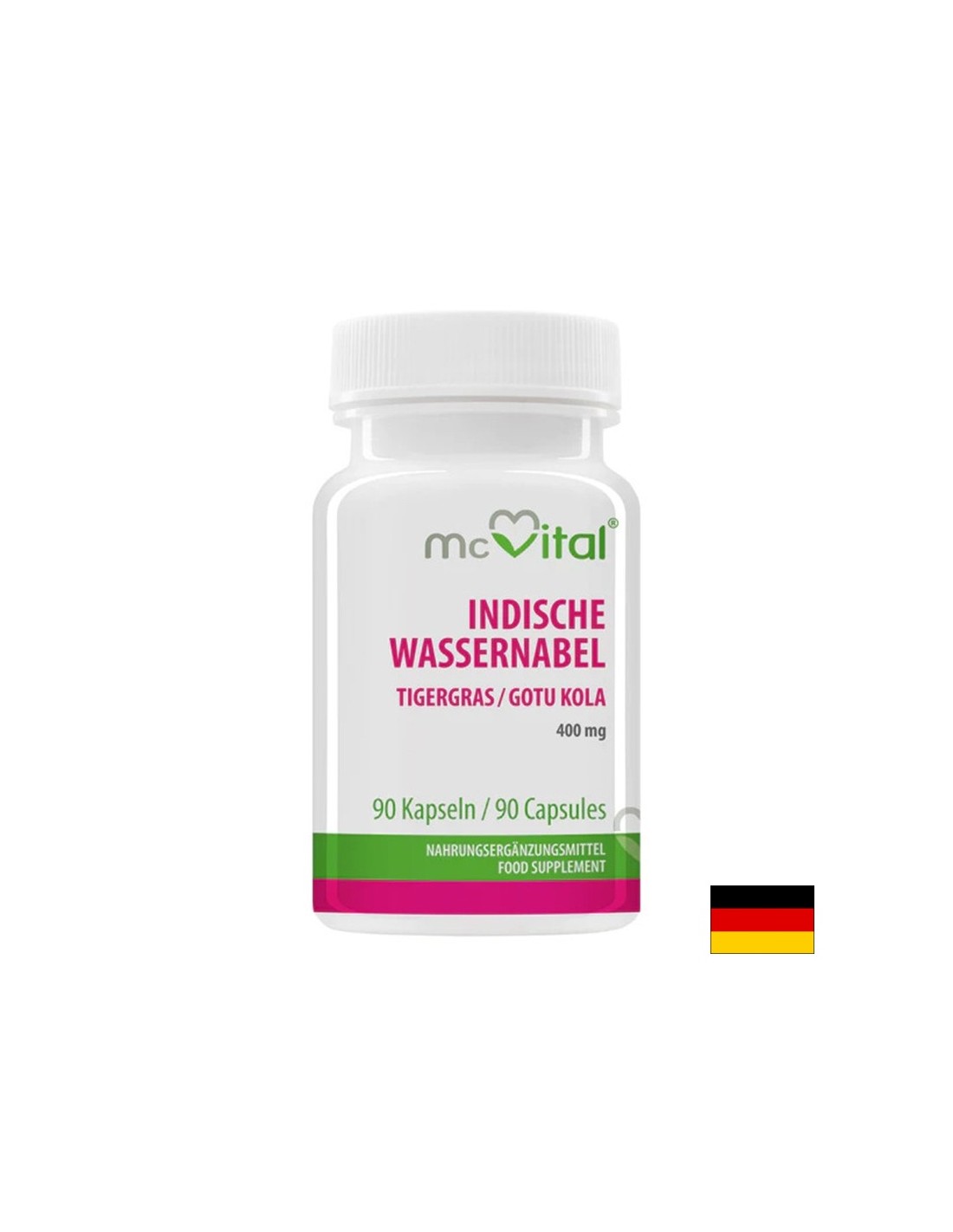 Cirkulácia, studené končatiny - gotu kola (Centella asiatica) McVigal, 400 mg x 90 kapsúl