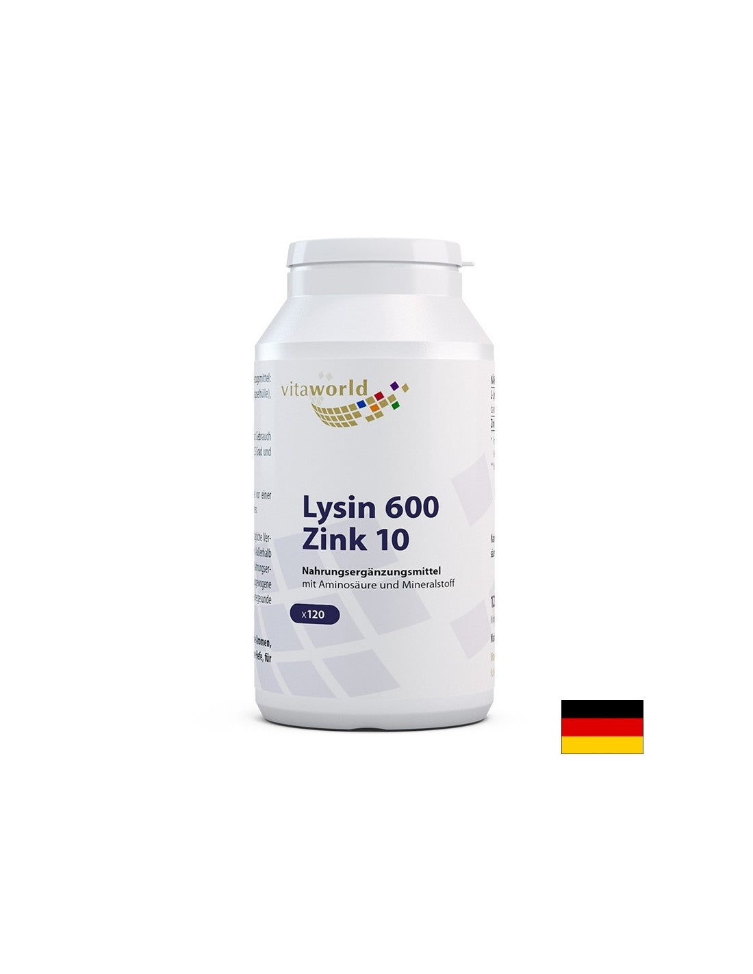 L -lyzín + zinok - zvyšuje imunitu, 120 kapsúl