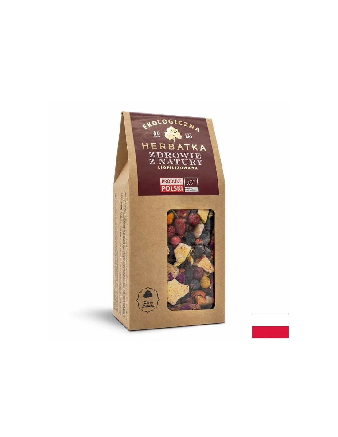 Lyofilizovaný čaj "Zdravie z prírody" BIO, 80 g <tc>Dary Natury</tc>