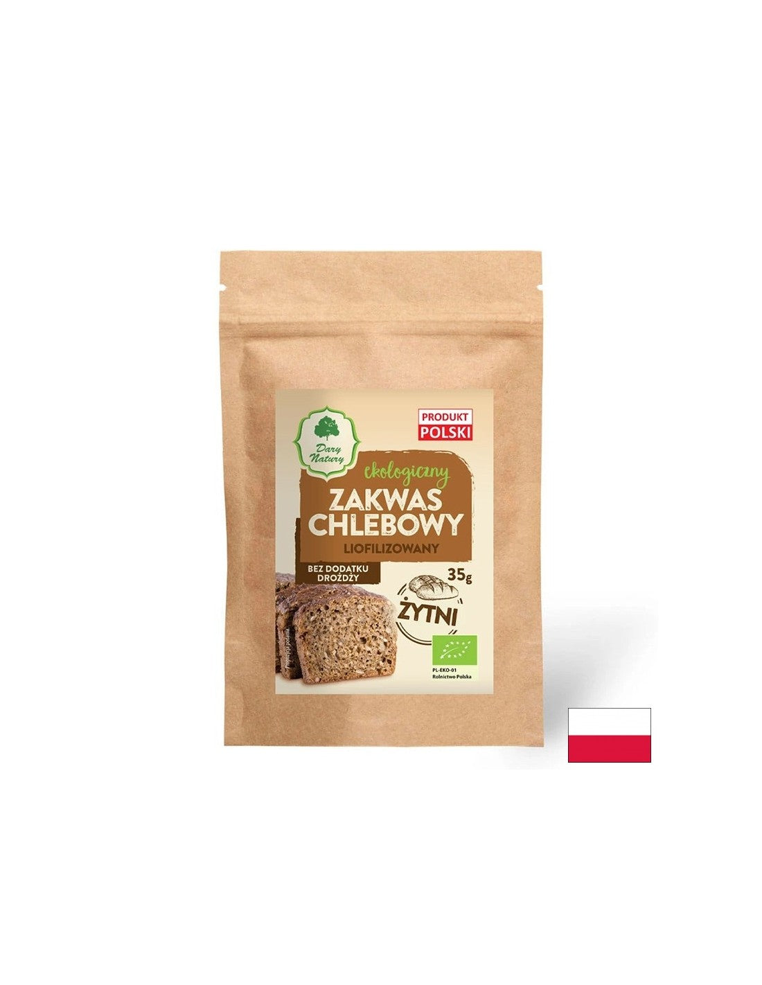 Lyofilizovaný ražný kvások Bio, 35 g <tc>Dary Natury</tc>