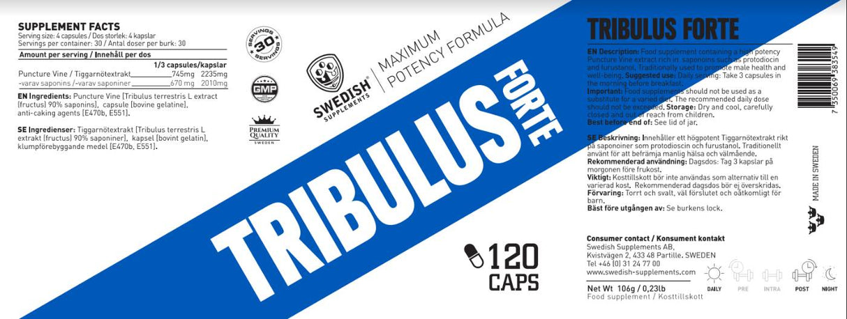 Tribulus Forte - 120 kapsúl