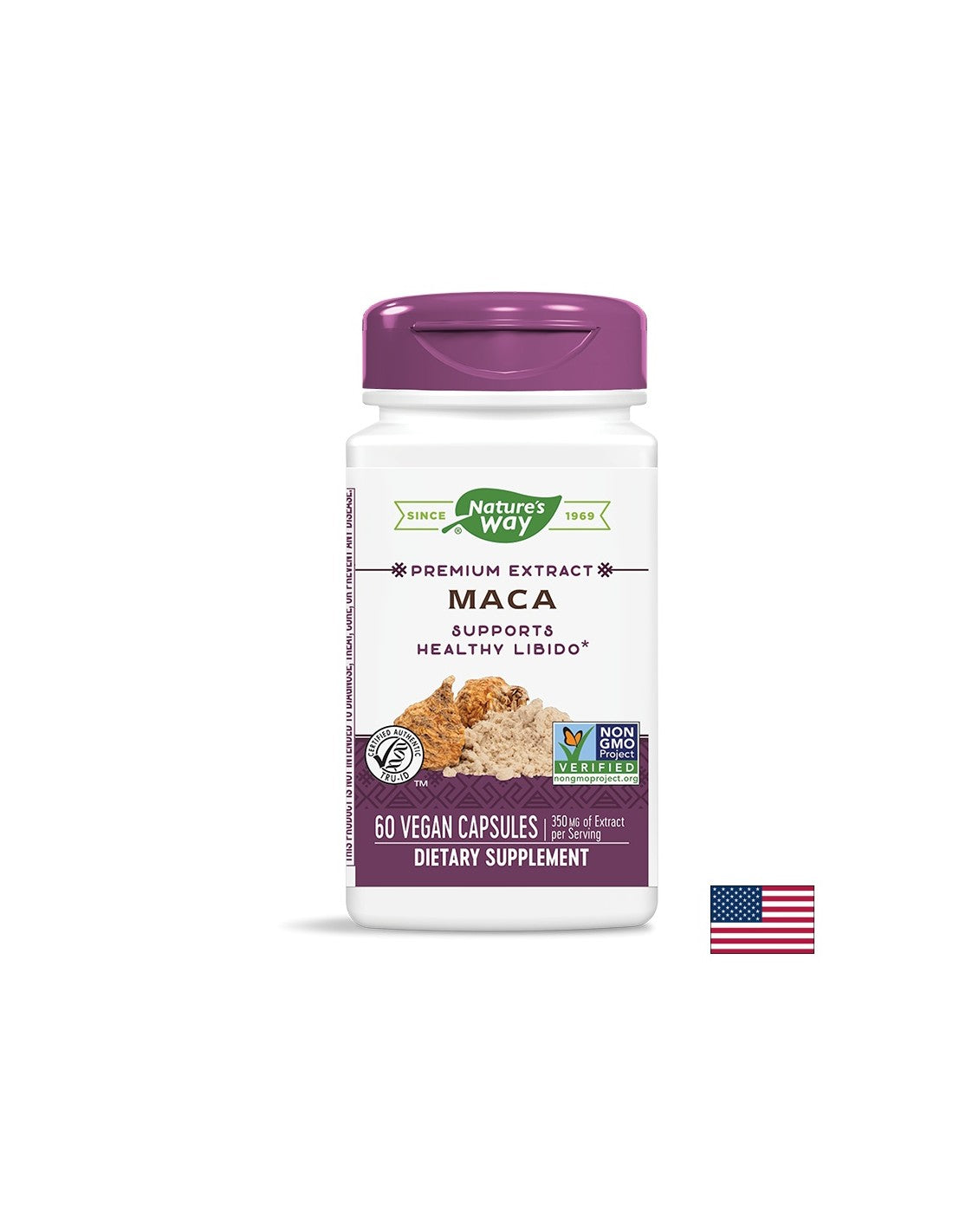 MACA - Maca 350 mg, 60 kapsulov príroda