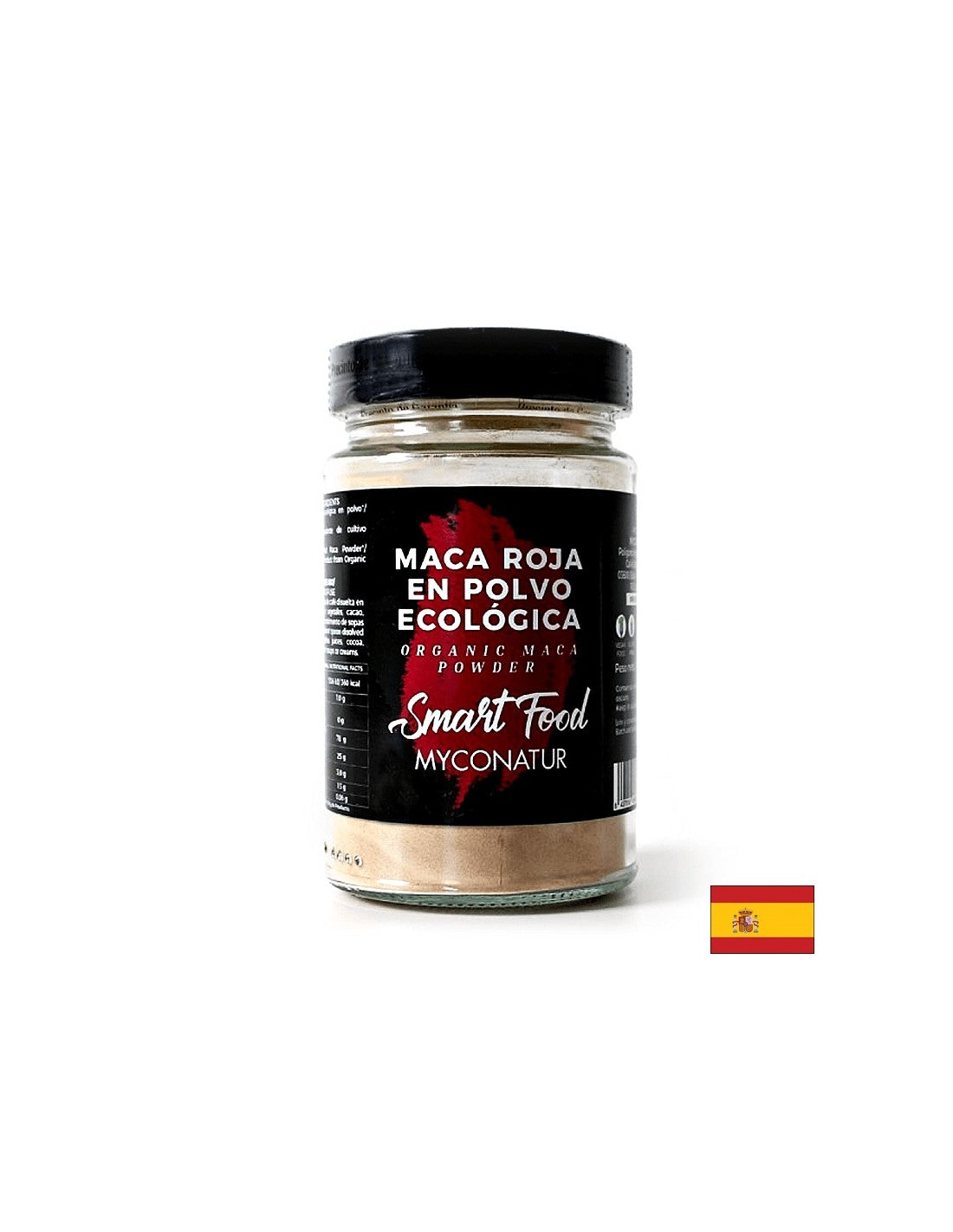 Maca roja en polvo, Bio - Organický prášok z červenej maca, 200 g <tc>Myconatur</tc>