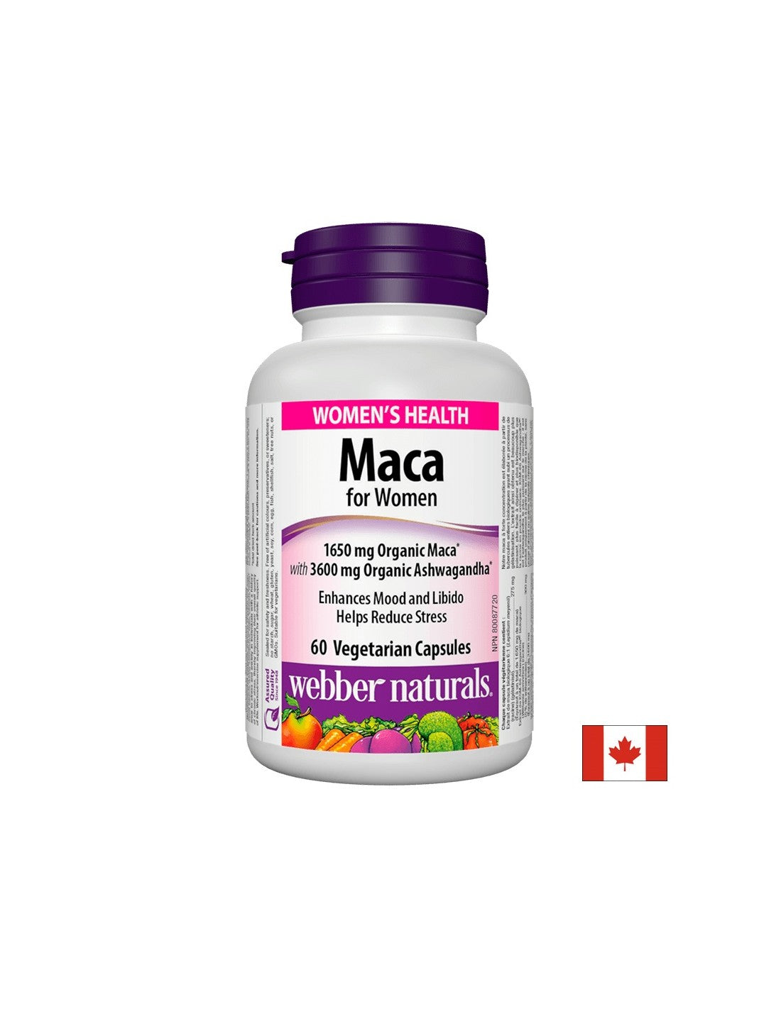 Maca pre ženy x 60 kapsúl <tc>Webber Naturals</tc>