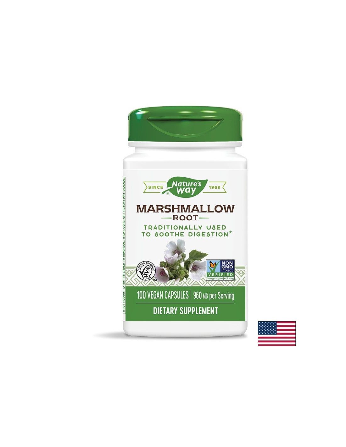 Marshmallow Root 480 mg - 100 kapsúl