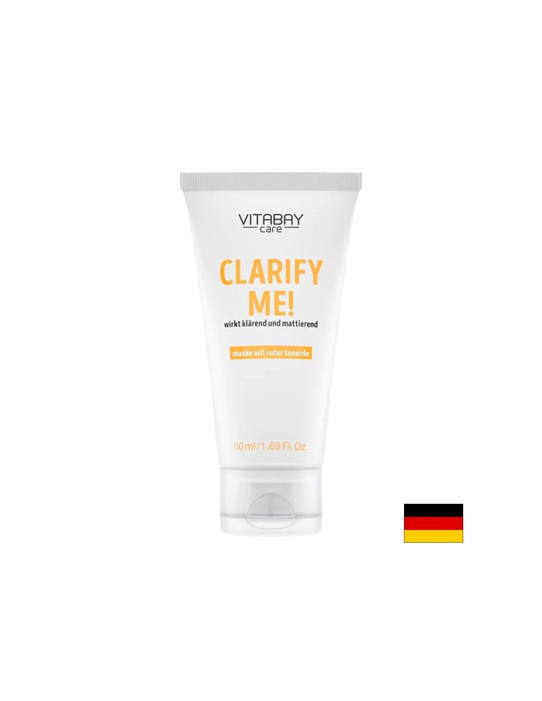 Tvárová maska s červenou hlinkou a vápno ma objasňuje, 50 ml