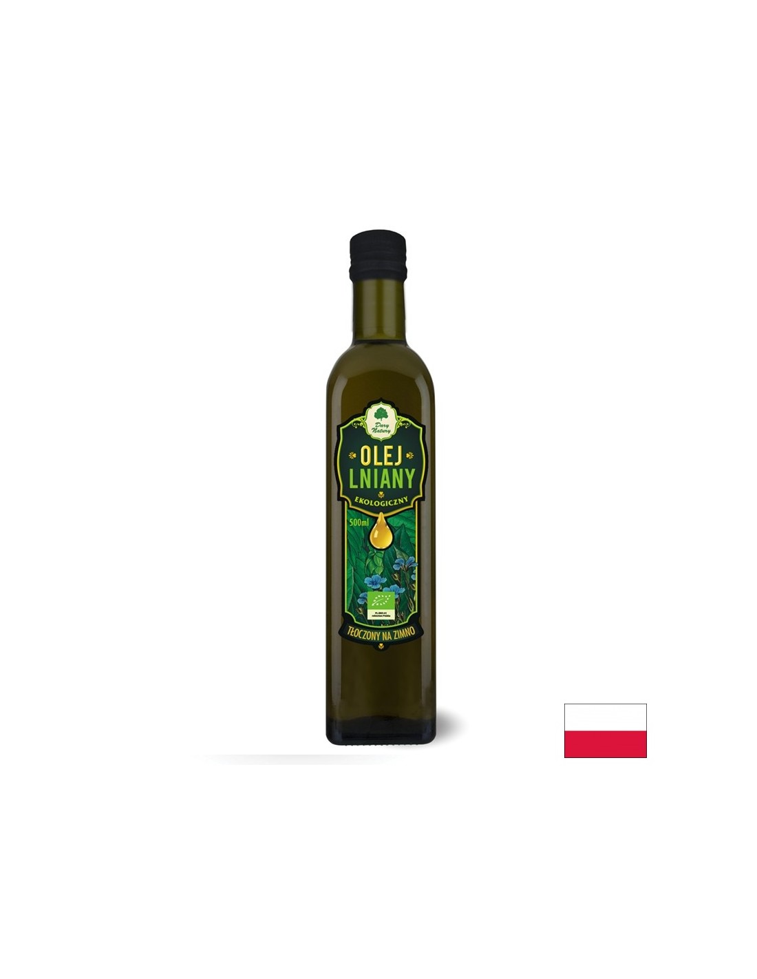 Organický ľanový olej, 500 ml