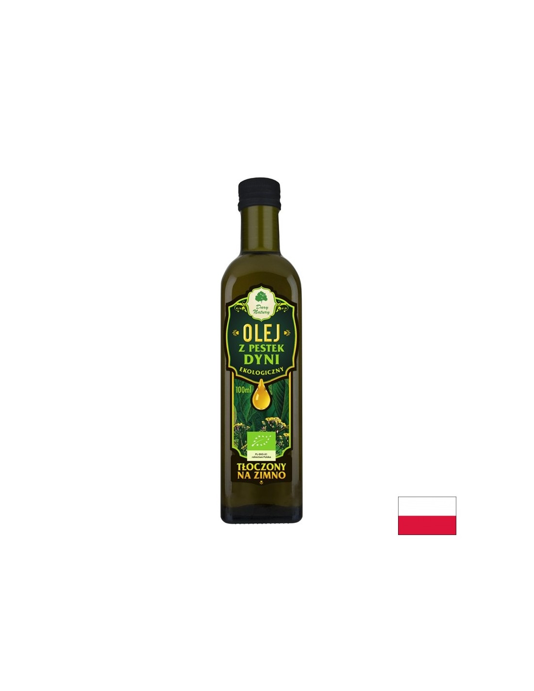 Organický tekvicový olej, 100 ml