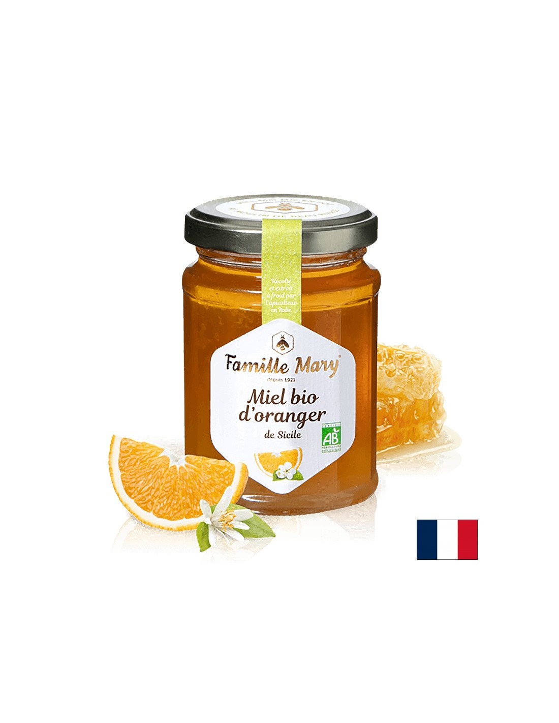 Organický med z oranžových kvetov - Miel Bio d'Orange, 230 g