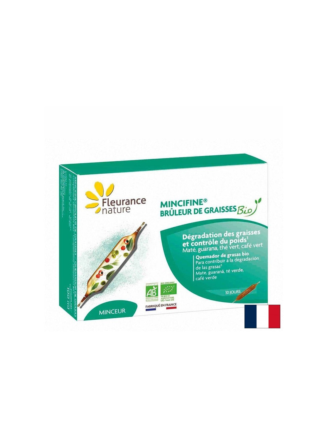 Mincifine - vzorec spaľovania bylinných tukov, 10 ampulkov na pitie