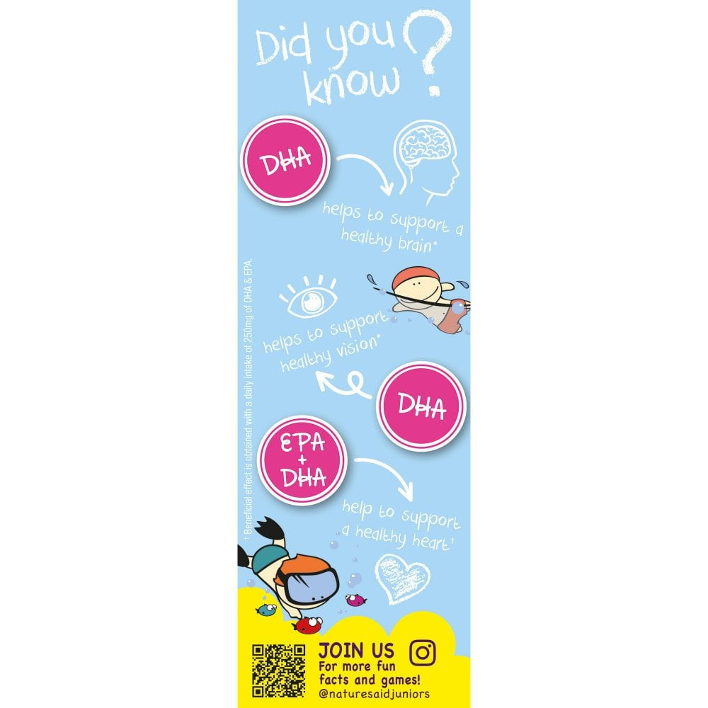 Omega 3 kvapky pre deti (Kids Omega-3 Mini Drops) 50 ml Naturesaid