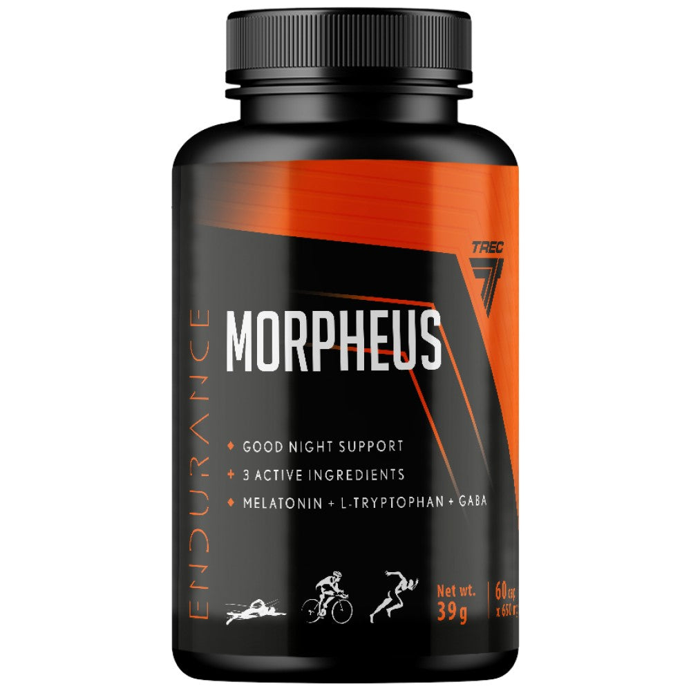 Morpheus Endurance Podpora na dobrú noc s melatonínom, L -tryptofanom a Gaba - 60 tabliet