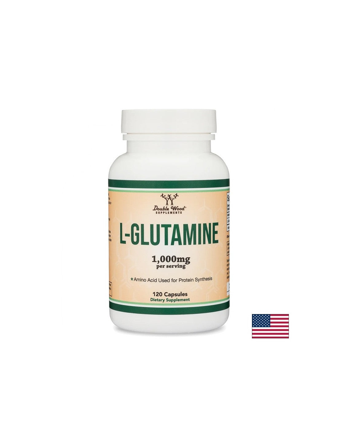 L -glutamín - pre črevnú bariéru a zdravie svalov, 500 mg, 120 kapsúl počas 2 mesiacov