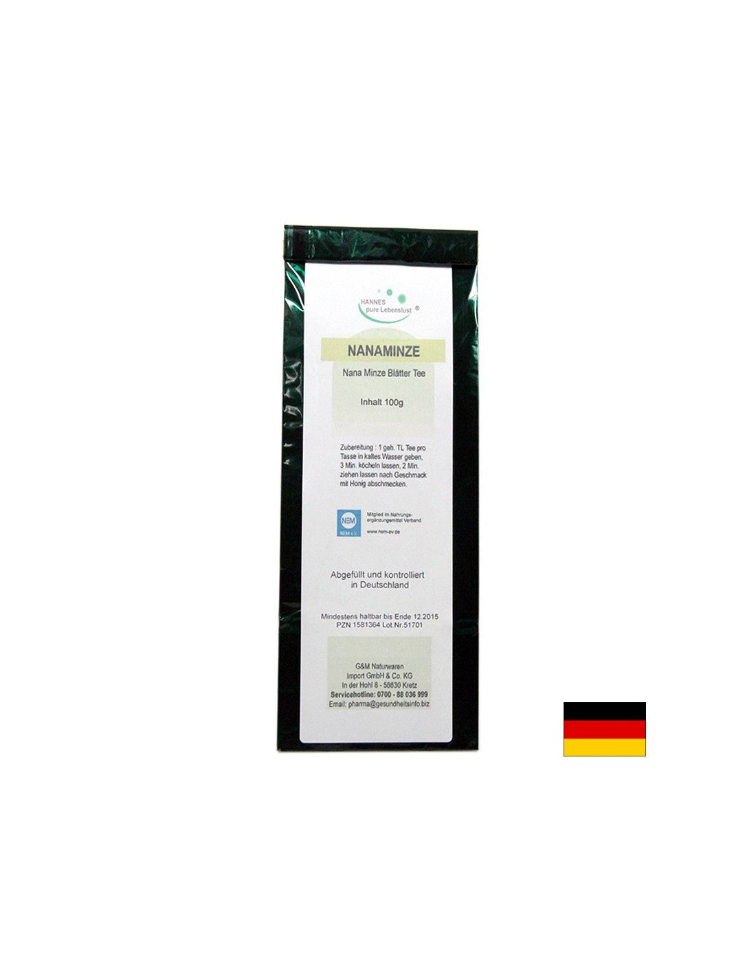 Nanaminze Tee - Marocká mäta čaju, 100 g