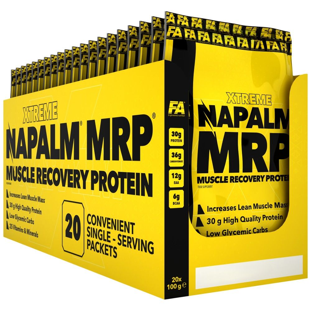 Xtreme napalm MRP | Proteín svalového regenerácie - náhrada jedla - 20 x 100 gramov