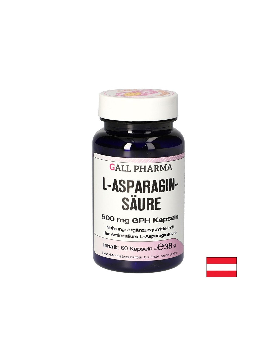 Funkcia nervov a mozgu - kyselina L -aspartová, 500 mg x 60 kapsúl