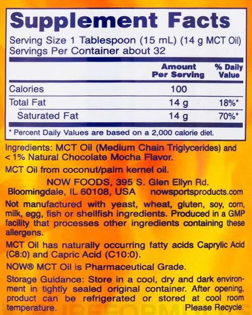 MCT olej - ochutené - 473 ml