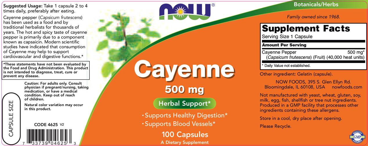 Cayenne 500 mg - 100 kapsúl