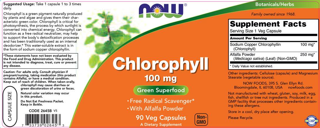 Chlorofyl 100 mg - 90 kapsúl