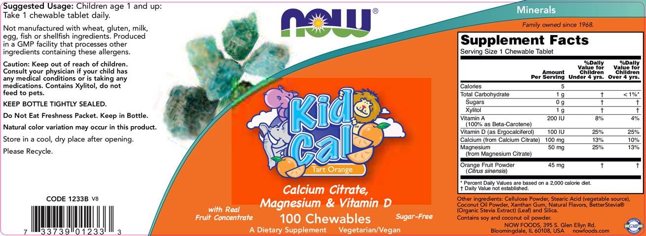 Kid Cal - Mag - 100 žuvacích tabliet