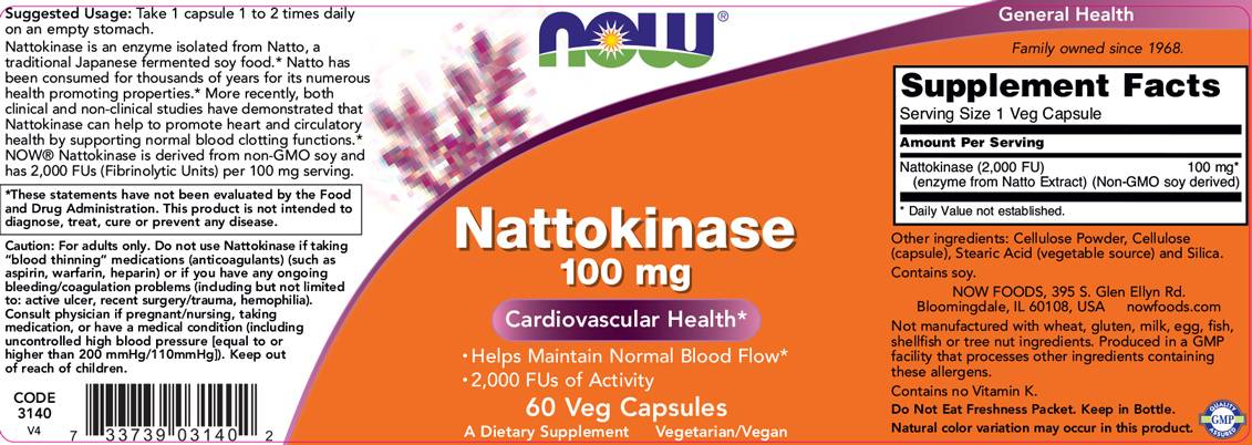 Nattokináza 100 mg - 60 kapsúl