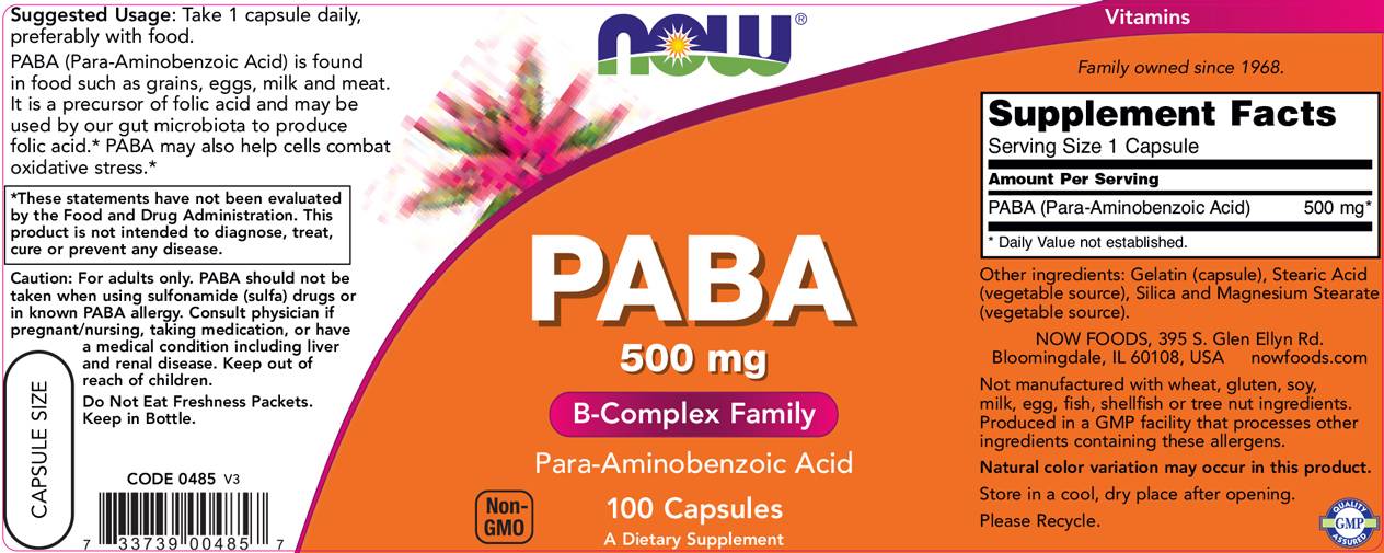 PABA 500 mg - 100 kapsúl