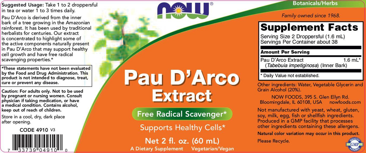 Pau d'Arco extrakt kvapalina - 60 ml