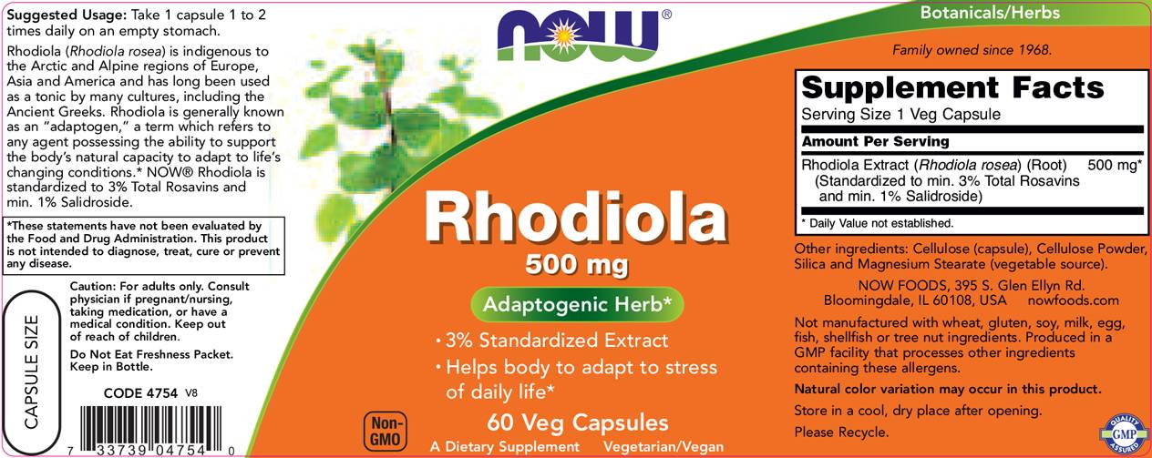 Rhodiola 500 mg - 60 kapsúl