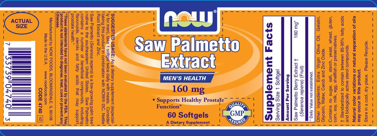 Palmetto extrakt 160 mg - 60 gélových kapsúl