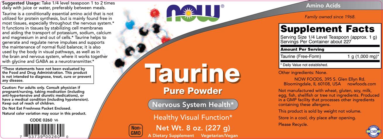 Taurine Powder - 227 грама - Feel You