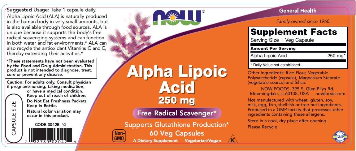Kyselina alfa lipoová 250 mg - 60 kapsúl