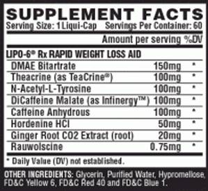 Lipo 6 RX - 60 gélových kapsúl